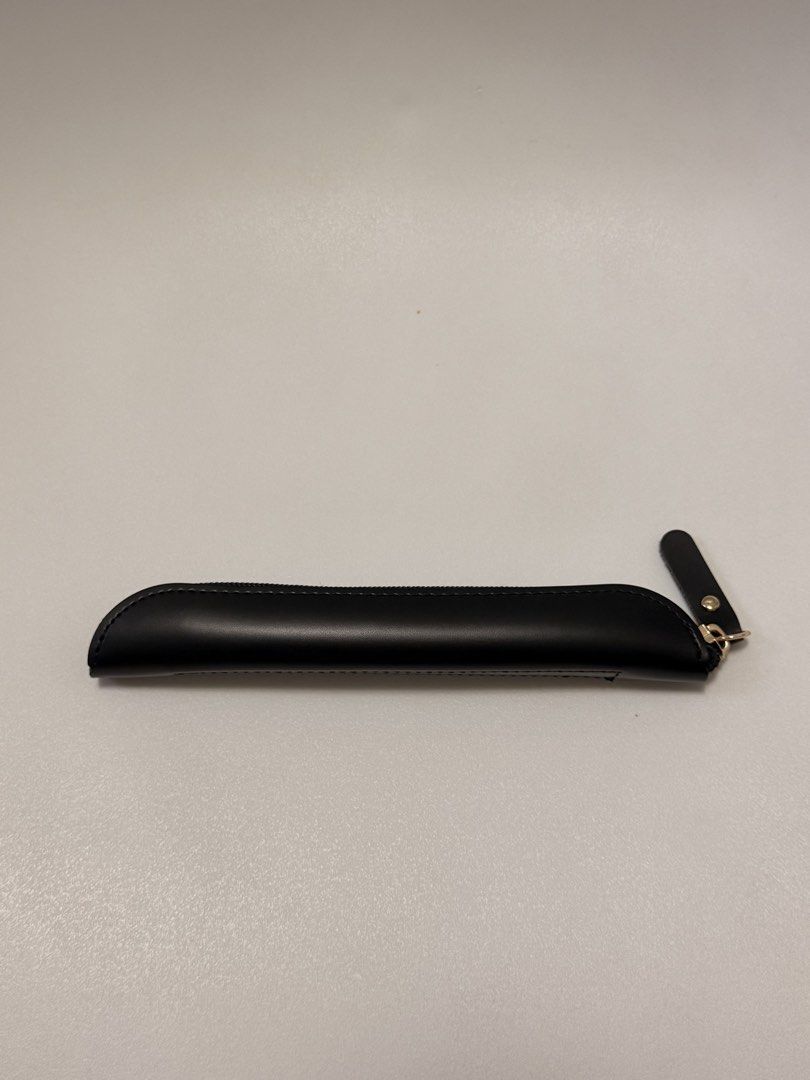 Black Faux Leather Pencil Case (Category: Purses & Pouches) located in Binan City. Submitted by ishnaaa (Listing ID 1435959680, Image 1). Description: - No flaws - Like new - Delivery via lalamove, sf c/o buyer .