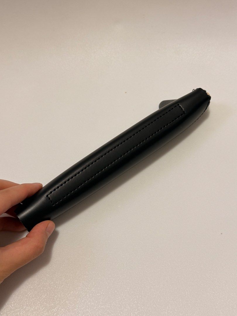 Black Faux Leather Pencil Case (Category: Purses & Pouches) located in Binan City. Submitted by ishnaaa (Listing ID 1435959680, Image 2). Description: - No flaws - Like new - Delivery via lalamove, sf c/o buyer .
