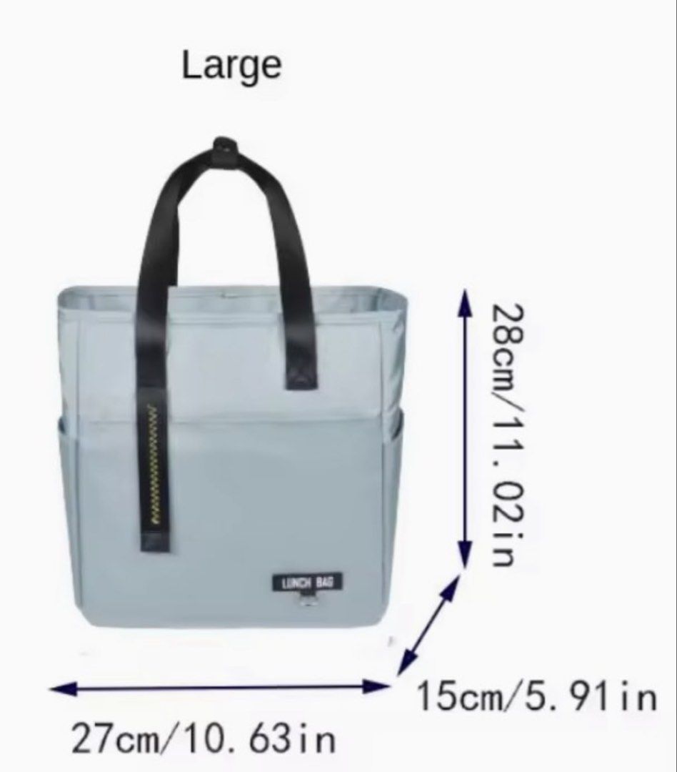 BN Navy Blue Lunch Bag- Large445126894211584002
