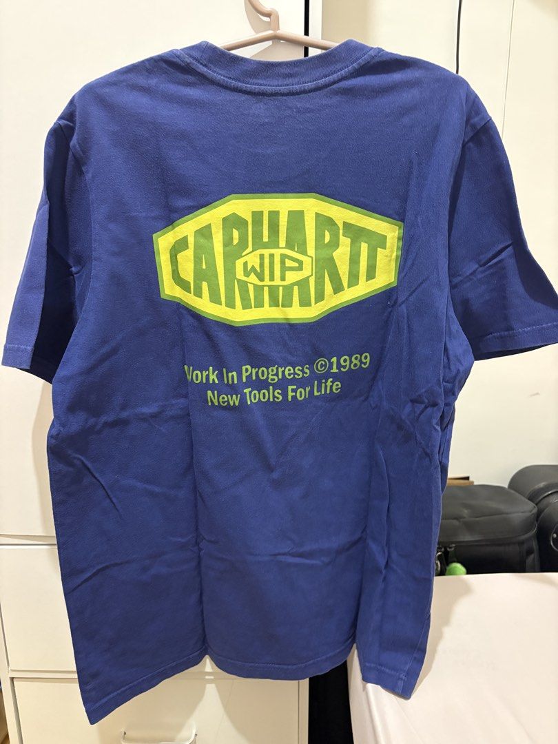 Carhartt Blue WIP Shirt (Category: Tshirts & Polo Shirts ) located in Cainta. Submitted by jamessss23 (Listing ID 1436092987, Image 2). Description: Fits medium to large body frame Authentic carhartt wip No issues.