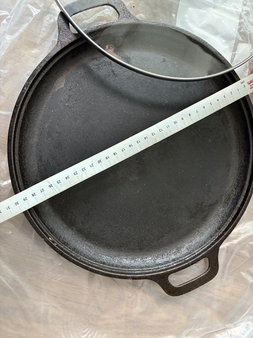 Cast Iron Griddle Pan with Glass Lid444859274568017922
