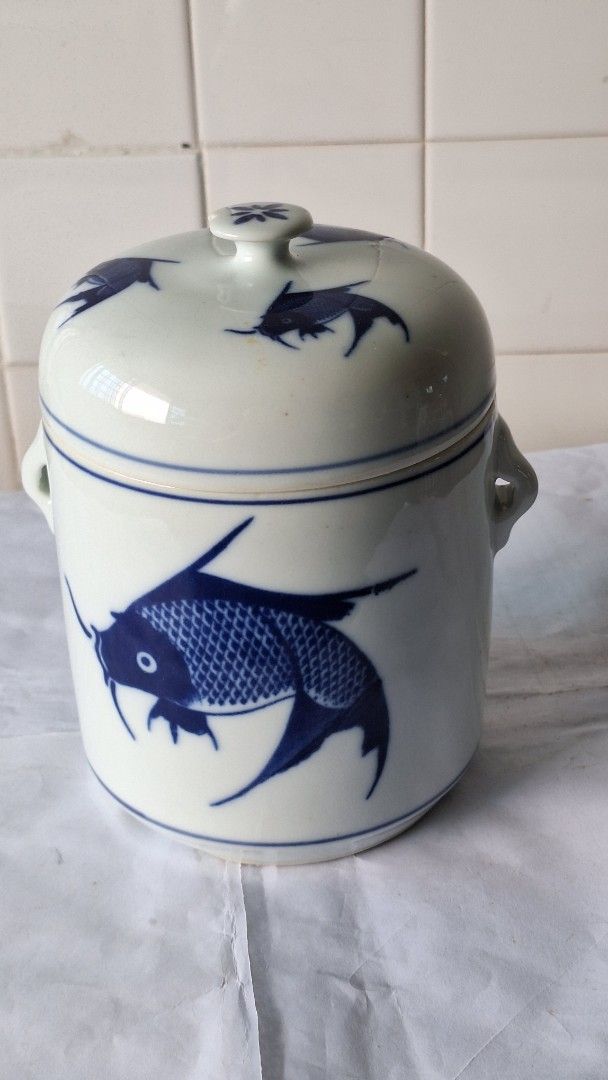 Ceramic double boiling pot
