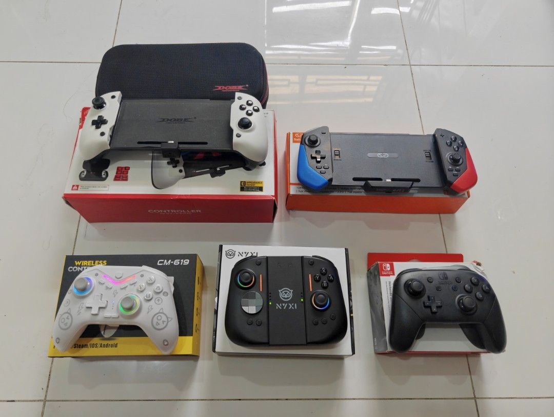 Cheap Nintendo Switch 2 & 1 controller (Category: Nintendo) located in Manila. Submitted by nswitchgear (Listing ID 1435972213, Image 1). Description: For Sale only Cheap Nintendo Switch 1 & 2 Controllers All items are in best condition and tested HYPERION 3 for Switch 2 - ₱3,099 Switch Procontroller - ₱1,399 Dobe Eggshell w/Bag - ₱849 Storm Controllerpad(redblue) - ₱899 Sunsonic Pro controller (White)- ₱699 Along Qc commonwealth ave meet ups or 