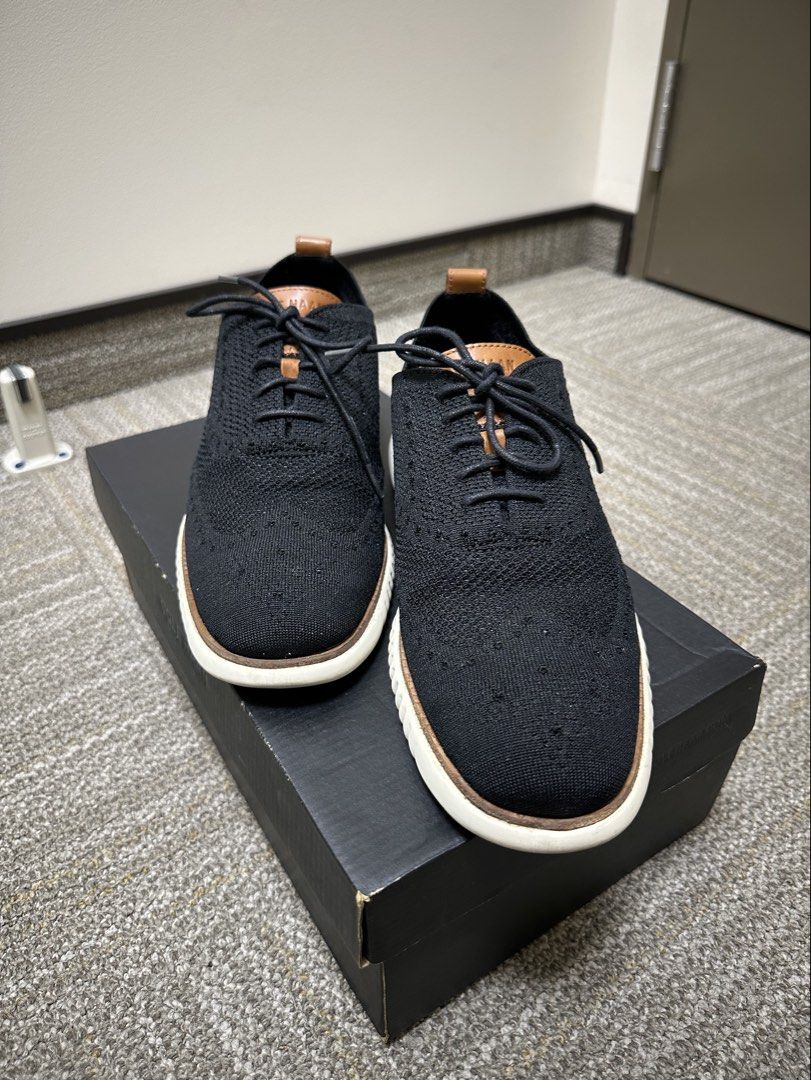 Cole Haan Zerogrand Stitchlite Shoes (Category: Casual Shoes) located in Manila. Submitted by krkgp (Listing ID 1436052757, Image 1). Description: Cole Haan Zerogrand Stitchlite shoes in black and ivory. Size 9.5M. Used a few times. Price is negotiable!.