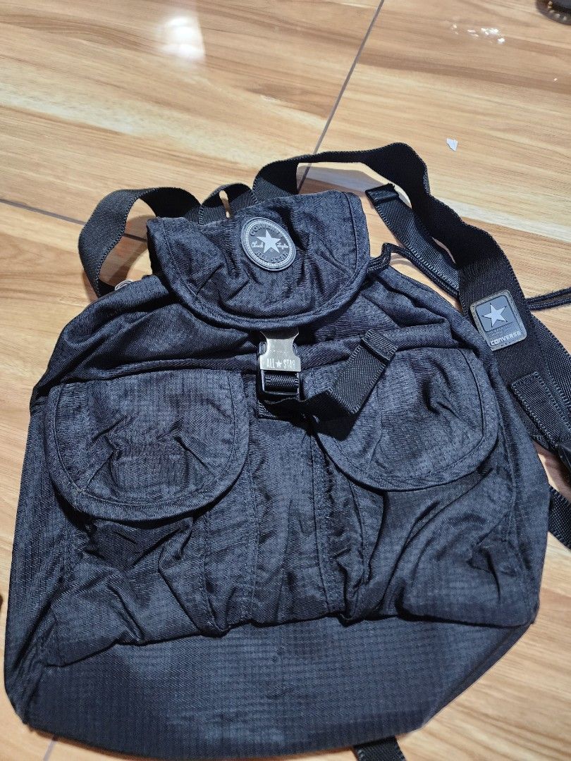 Converse Black Backpack (Category: Backpacks) located in Mabalacat. Submitted by kathaholic (Listing ID 1435945252, Image 2). Description: small size back pack well used.