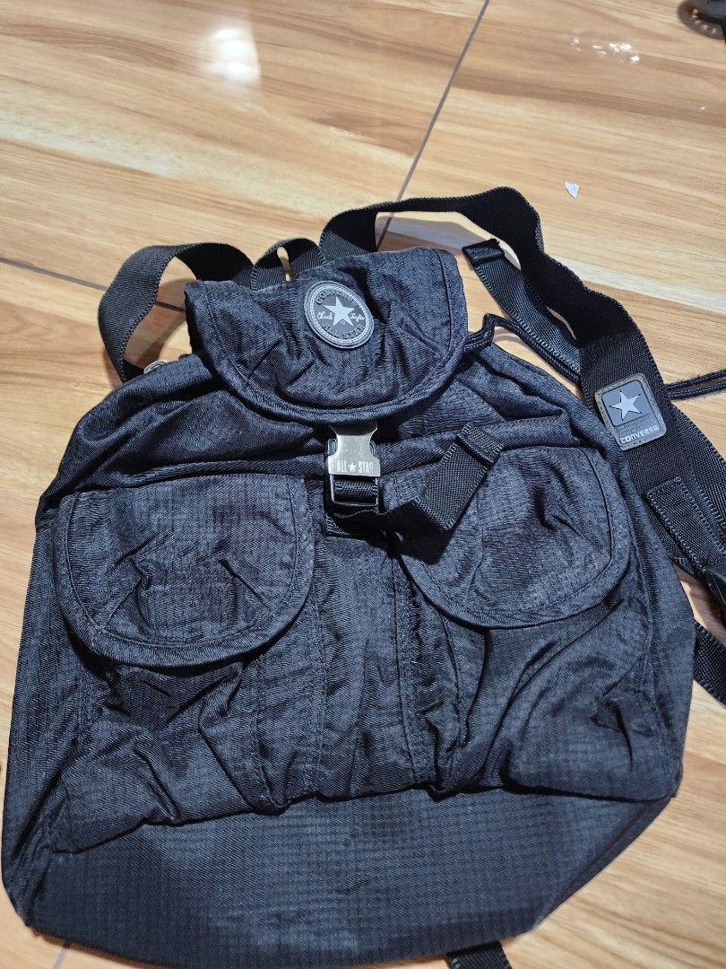 Converse Black Backpack (Category: Backpacks) located in Mabalacat. Submitted by kathaholic (Listing ID 1435945252, Image 1). Description: small size back pack well used.