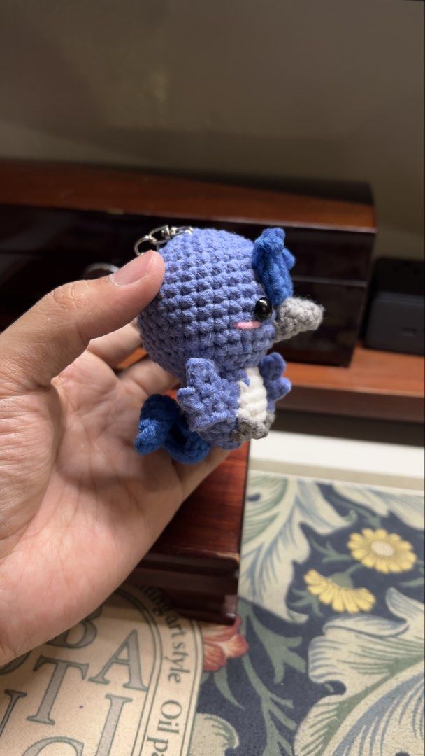 Crochet Articuno Pokemon Keychain (Category: Character Goods) located in Paranaque City. Submitted by btslite (Listing ID 1436085389, Image 2). Description: - Height 3” - Handmade crochet Articuno keychain - Easy to attach to keys, bags, or backpacks - Ideal for bird lovers - A unique and charming accessory ⚠️ Condition: Pre-loved / second-hand. Not brand new—may have minimal signs of use. 📍 Location: Parañaque City (near SM Bicutan) 💳 Payment:
