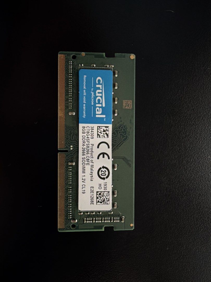 Crucial 8GB DDR4-2666 SODIMM RAM