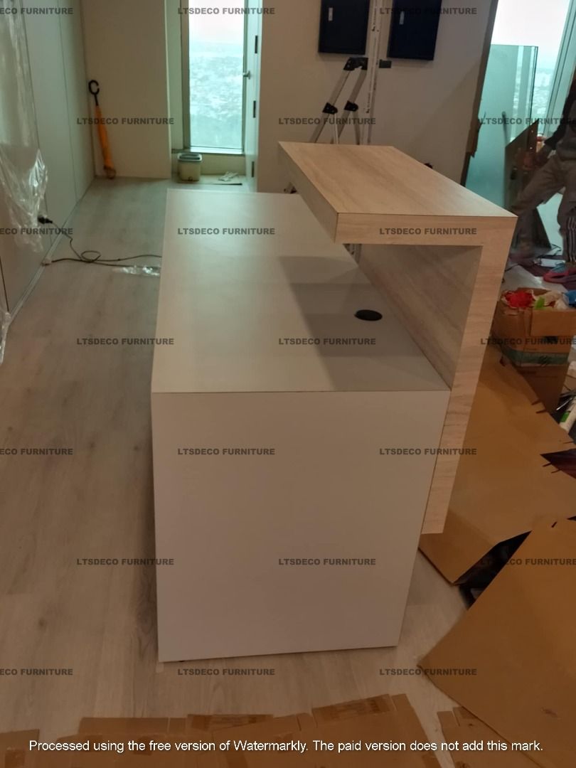 CUSTOMIZED RECEPTION TABLE OFFICE FURNITURE PARTITION (Category: Office Furniture & Fixtures) located in Caloocan City. Submitted by maeabayon043646 (Listing ID 1435998860, Image 3). Description: " PRICE MAY VARY DEPENDING ON SIZE, MATERIAL, AND CUSTOMIZATION. " --PRICE IS POSTING PURPOSES ONLY!! ✅ INQUIRE NOW! Hi! Are you looking for MODULAR WORKSTATION OFFICE PARTITION, ACCORDION WALL AND DOOR PARTITION, TOILET/URINAL PARTITION and OFFICE FURNI