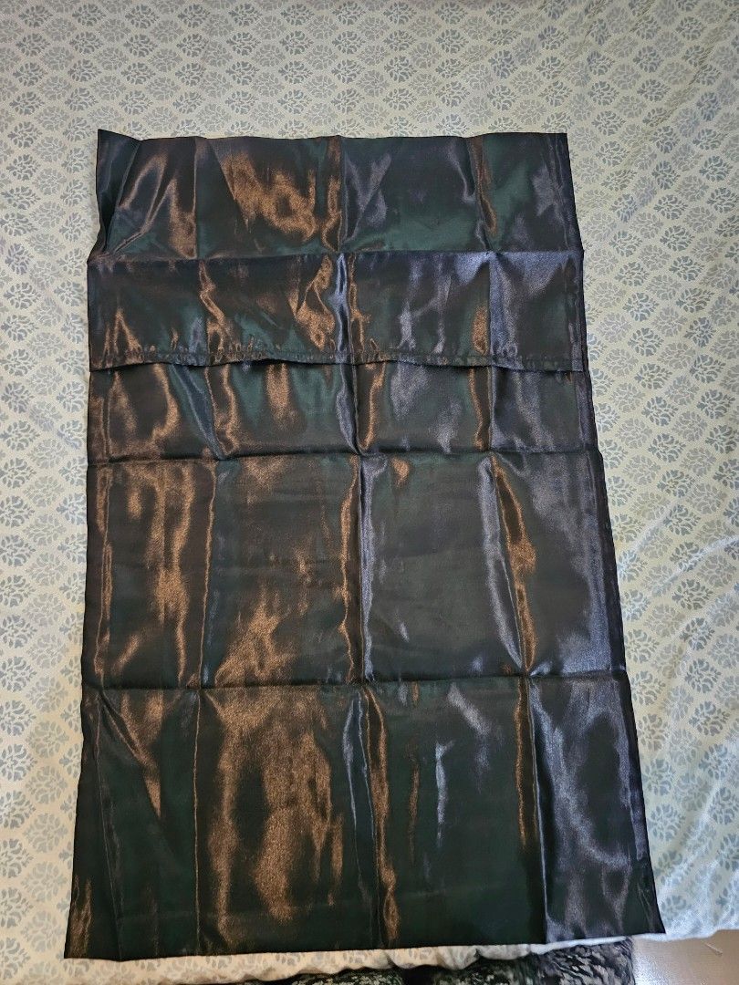Dark Blue and Black Satin Pillow Set (Category: Curtains & Blinds) located in Quezon City. Submitted by yourclothesnow (Listing ID 1435915634, Image 3). Description: - Dark blue satin pillow set - Shiny, smooth texture - Lightweight material Dark Blue (350php) 1. 1 Body Pillow 2. 4 Standard Size Pillow Black (200php) 1. 3 Standars Size Pillow.