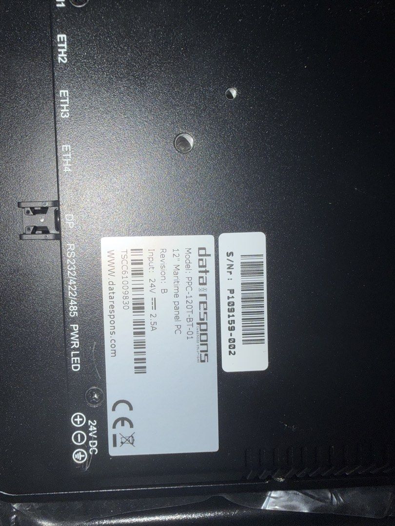 Data Respons PPC-120T8T-01 12" Maritime Panel444586988321515522