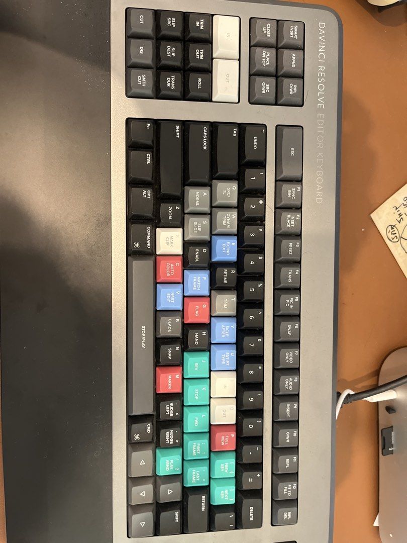 DaVinci Resolve Editor Keyboard Black Magic Design444678406092902401