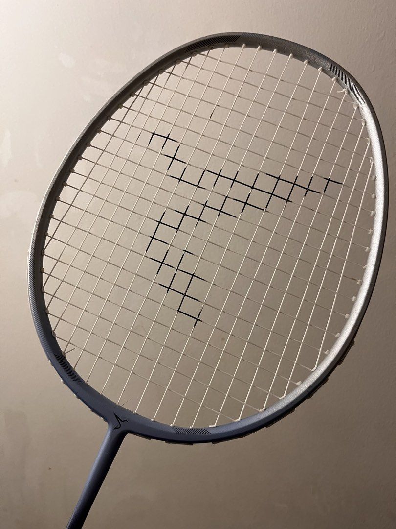 Decathlon Perfly Graphite Badminton Racket (Category: Racket and Ball Sports) located in Manila. Submitted by onceloved8 (Listing ID 1436036747, Image 1). Description: - Decathlon Perfly badminton racket - Graphite shaft - Dark grey frame - Strings are intact - Ideal for recreational badminton play *good condition - no frame scratches *light-weight *no grip tape.