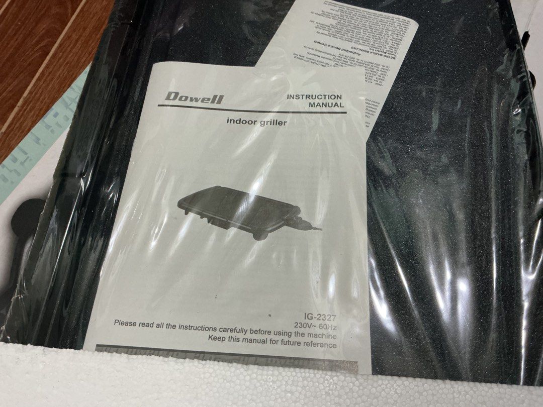 Dowell indoor griller (Category: BBQ, Grills & Hotpots) located in San Pedro. Submitted by wlaesh (Listing ID 1435921694, Image 2). Description: - good for samgyup and grilling indoors 🤍 - no issues & brand new (never used).
