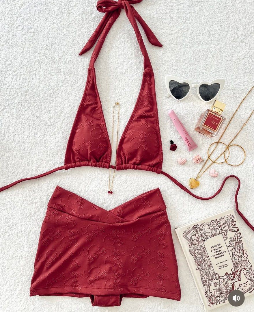 Eighth Mermaid Two Piece Smith Set Bikini Swimsuit (Category: Bikinis & Swimsuits) located in Makati City. Submitted by fittedsecond (Listing ID 1435968891, Image 1). Description: Used once only! Size XS Sold out on website Prettiest shade of red Discounted already! Most sets on the website are 3k+ .