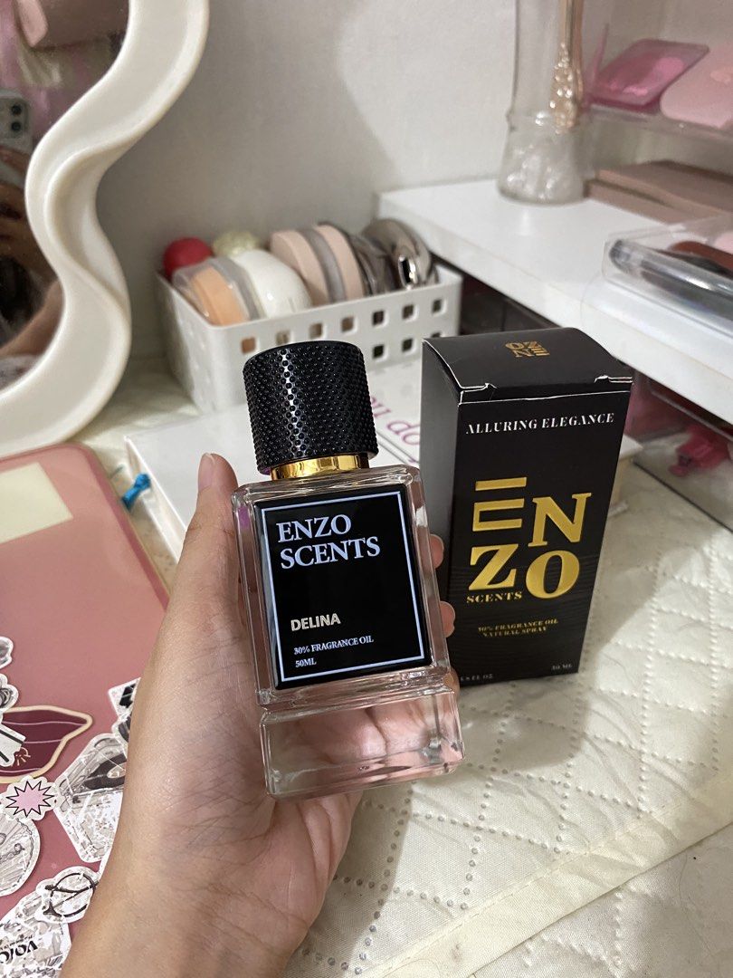 enzo scents delina inspired (Category: Fragrance & Deodorants) located in Caloocan City. Submitted by Mariane_ (Listing ID 1436023602, Image 1). Description: brand new.