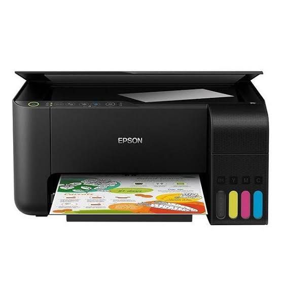 Epson EcoTank L3110 All-in-One Printer (Category: Printers, Scanners & Copiers) located in Marikina City. Submitted by jomimi11 (Listing ID 1435938550, Image 1). Description: - RFS: bought a new printer, WIFI ready. -Epson EcoTank L3110 all-in-one printer - Black body with Epson logo - Functions: Print, Scan, Copy - Inkjet printer with ink tanks - Colors: Black, Yellow, Magenta, Cyan - Includes paper tray - purchased October 2020.