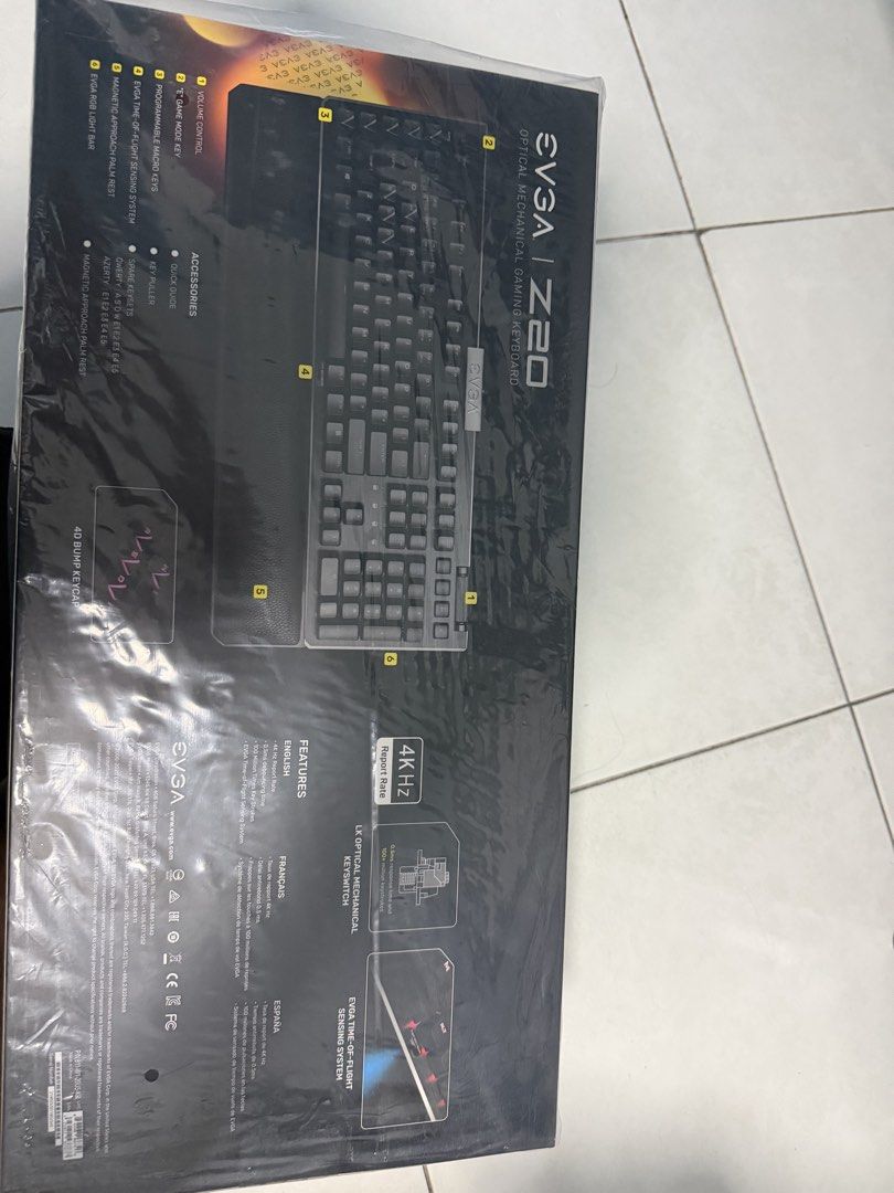 EVGA Z20 Optical Mechanical Gaming Keyboard445179235990261761