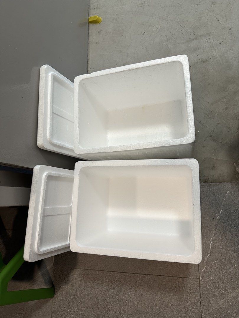FOC White Foam Cooler Boxes - Great for Transport444637653794170881