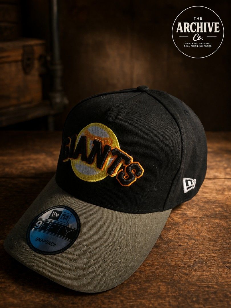 FOR SALE NEW ERA GIANTS CAP (Category: Caps & Hats) located in Naic. Submitted by thearchive.co (Listing ID 1436029253, Image 1). Description: 🧢 FOR SALE: GIANTS SNAPBACK 🧢 Looking for a clean, stylish cap? Check this out 👇 ✔️ Black & olive colorway (easy to match) ✔️ Bold GIANTS embroidery ✔️ All-Star Game 2007 side patch ✔️ Adjustable snapback (fits most) ✔️ In good condition 💸 ₱300 ONLY (solid deal!) 📩 Message me if interested 📦 Availabl