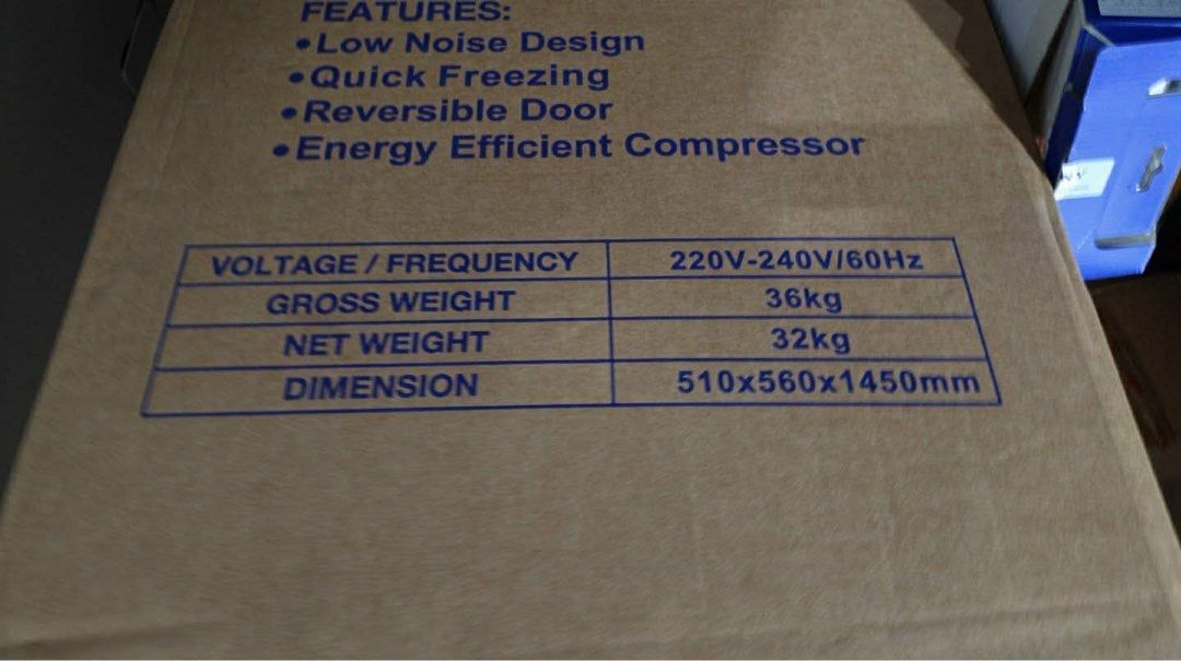 Fujidenzo 251L Two-Door Refrigerator (Category: Refrigerators and Freezers) located in Quezon City. Submitted by habile (Listing ID 1436076347, Image 3). Description: FOR SALE!! 1 week old Fujidenzo 2 door Ref -Manual Defrost Slightly Negotiable! 📍Kingsville Hills, Antipolo RFS: Upgarde Pm for more info!! .