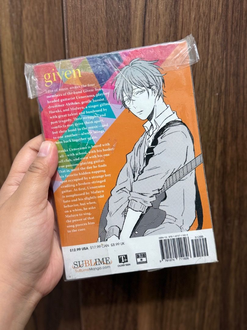 Given Manga Vol 1(English) (Category: Comics & Manga) located in Paranaque City. Submitted by yuutouko (Listing ID 1435959195, Image 2). Description: Given Manga Vol 1(English) Bought it years ago and decided to let it go to fund my current hobby. PRICE: 550 PHP Note: Item currently in cavite Shipping for schedule via LBC/SDD Meet up for schedule at SM Bicutan.