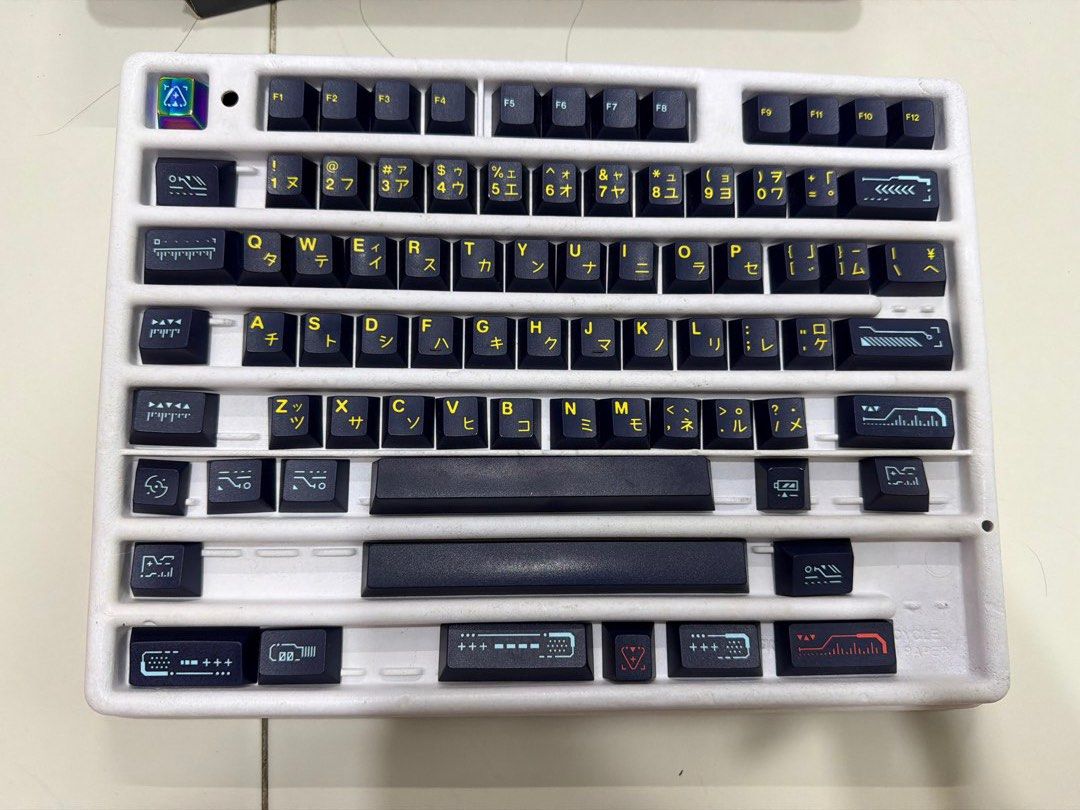 GMK Awaken with RAMA metal keycap