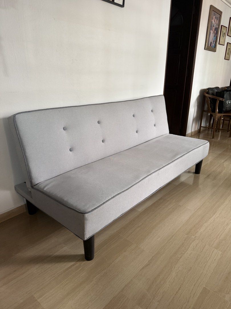 Grey Futon Sofa Bed