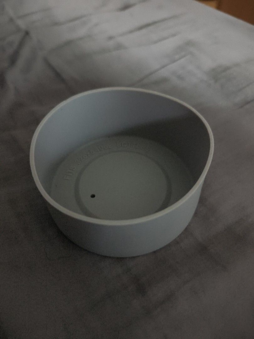 Grey Silicone thermal flask / bottle base holder