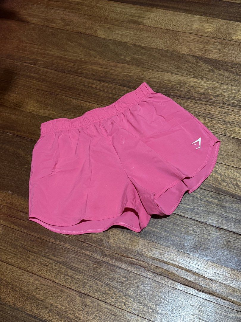 GYMSHARK PINK LOOSE SHORTS (Category: Shorts) located in Pasig City. Submitted by t.fusion (Listing ID 1436087712, Image 1). Description: GYMSHARK PINK LOOSE SHORTS excellent condition size: W 28-34 | L 11 🔖 ₱1,000 +sf.