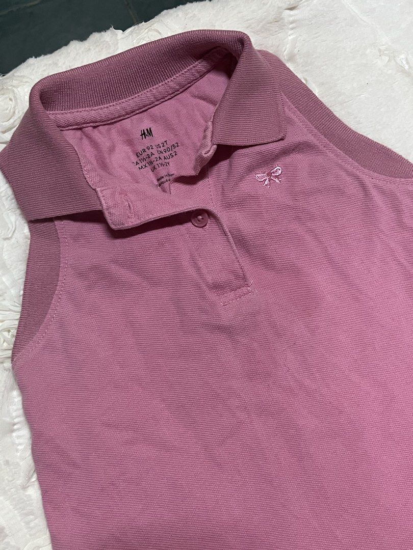 H&M Pink Polo Dress 2 to 3 yo (Category: Babies & Kids Fashion) located in Antipolo. Submitted by xiano.shop (Listing ID 1435935030, Image 2). Description: H&M Pink Polo Dress First to pay basis.