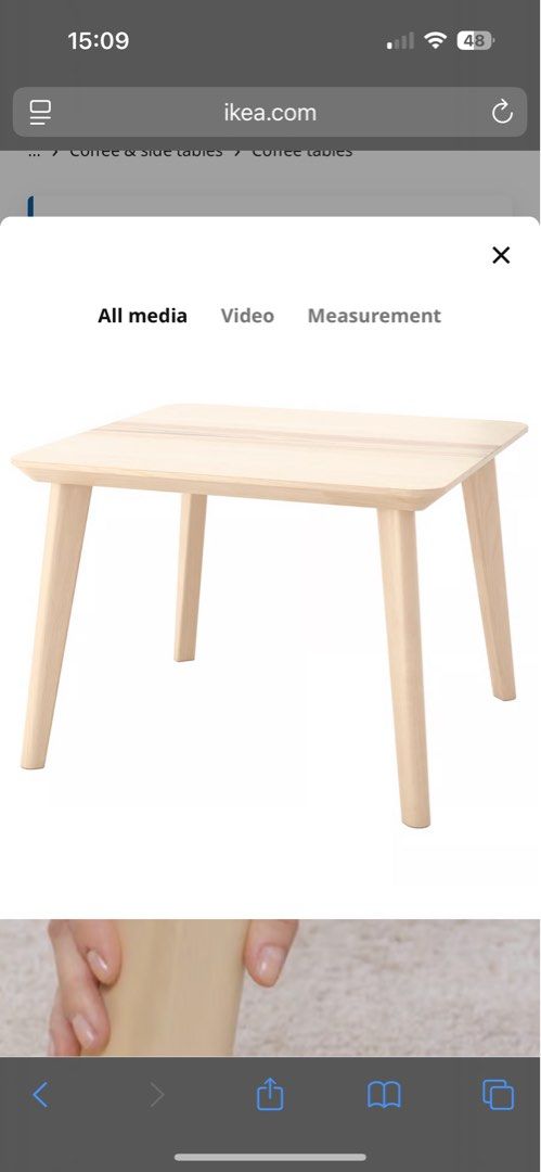 IKEA Coffee Table - Light Wood