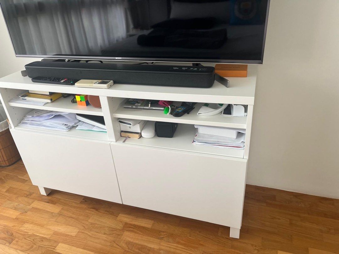 IKEA White TV Console