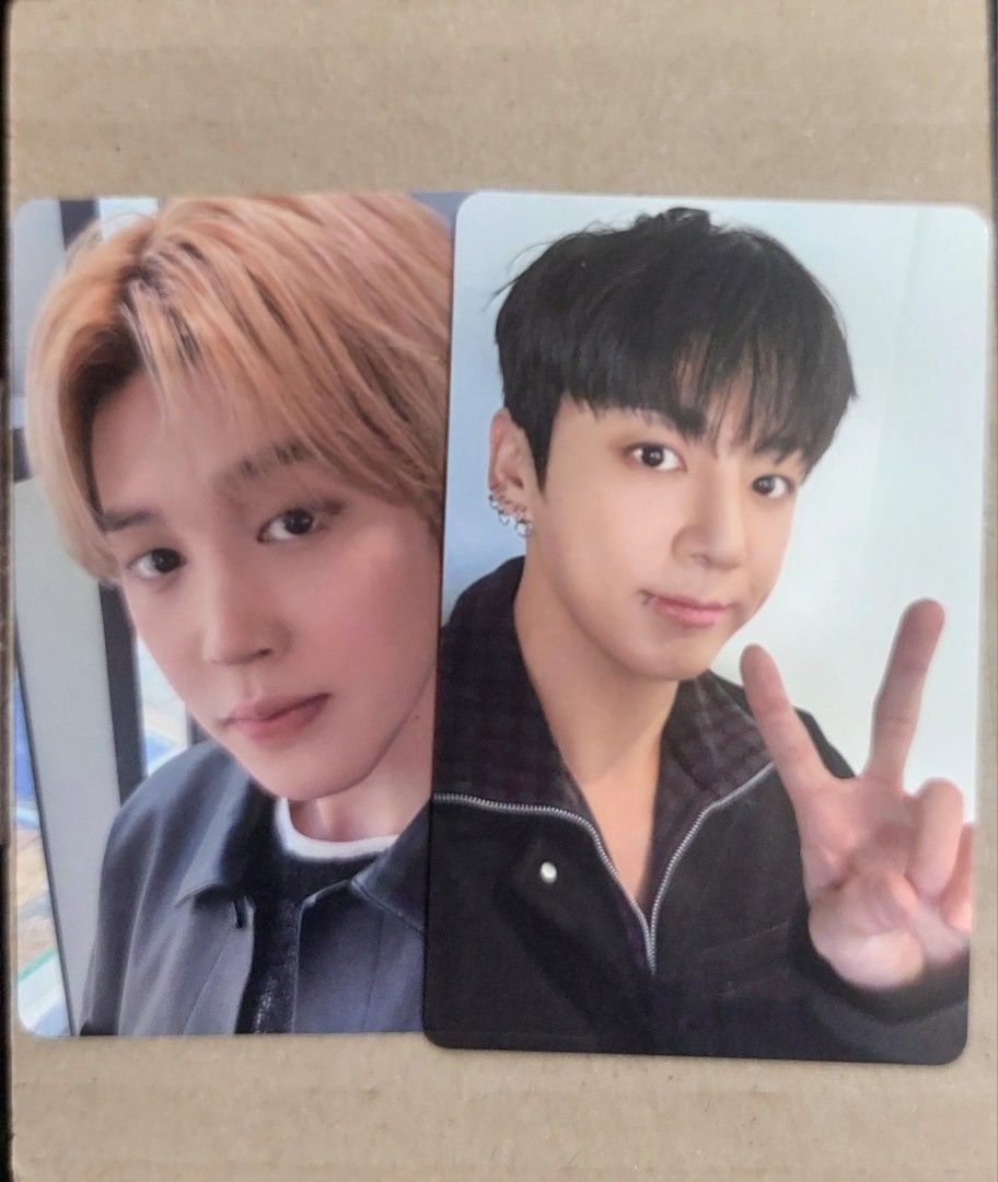 Jimin/Jungkook - Arirang JPFC POB (Category: K-Wave Merchandise) located in Las Pinas. Submitted by jjkdeclutters (Listing ID 1436044442, Image 1). Description: Jimin/Jungkook - Arirang JPFC POB - good condi - onhand and ready to ship.