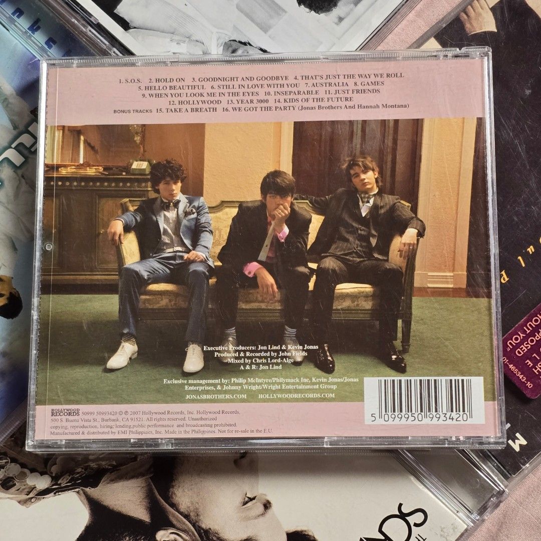 Jonas Brothers JONAS BROTHERS CD (Category: CDs & DVDs) located in Katipunan. Submitted by fhebnadela (Listing ID 1435980245, Image 2). Description: .