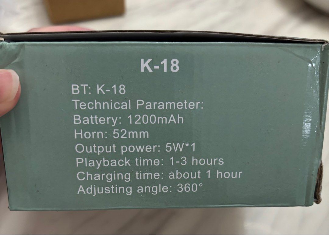 K-18 Wireless Speaker with Microphone453531786523463681