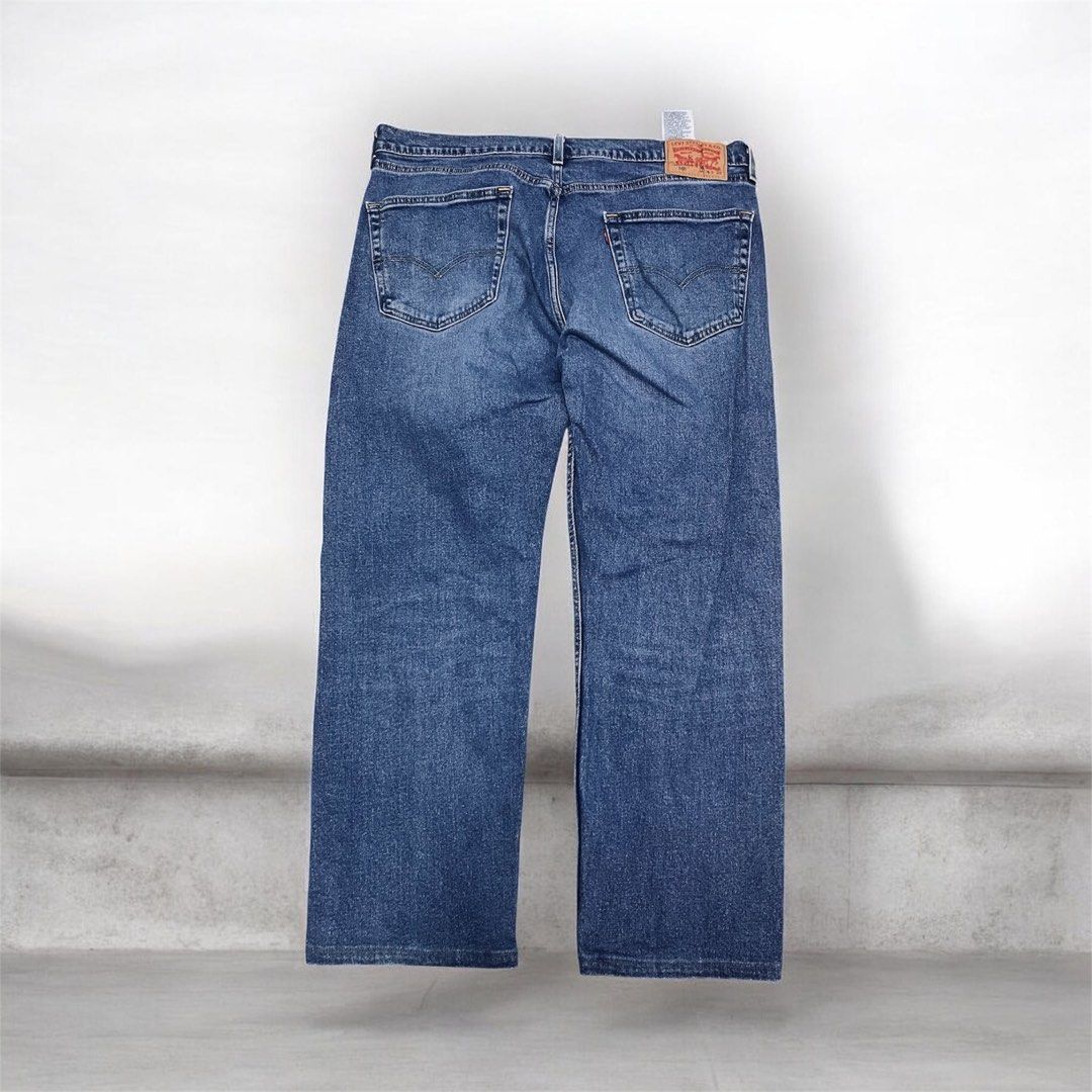 Levi's 505 Jeans - W36 L29 (Category: Jeans) located in Cabuyao City. Submitted by kisyana (Listing ID 1436052044, Image 2). Description: - Levi's 505 jeans - Medium wash - Straight leg fit - Size: W36 L29 - Button and zipper closure - Features the Levi's red tab - Minor stain on front.