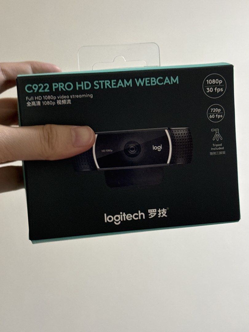 Logitech C922 Pro HD Stream Webcam445061463372605440