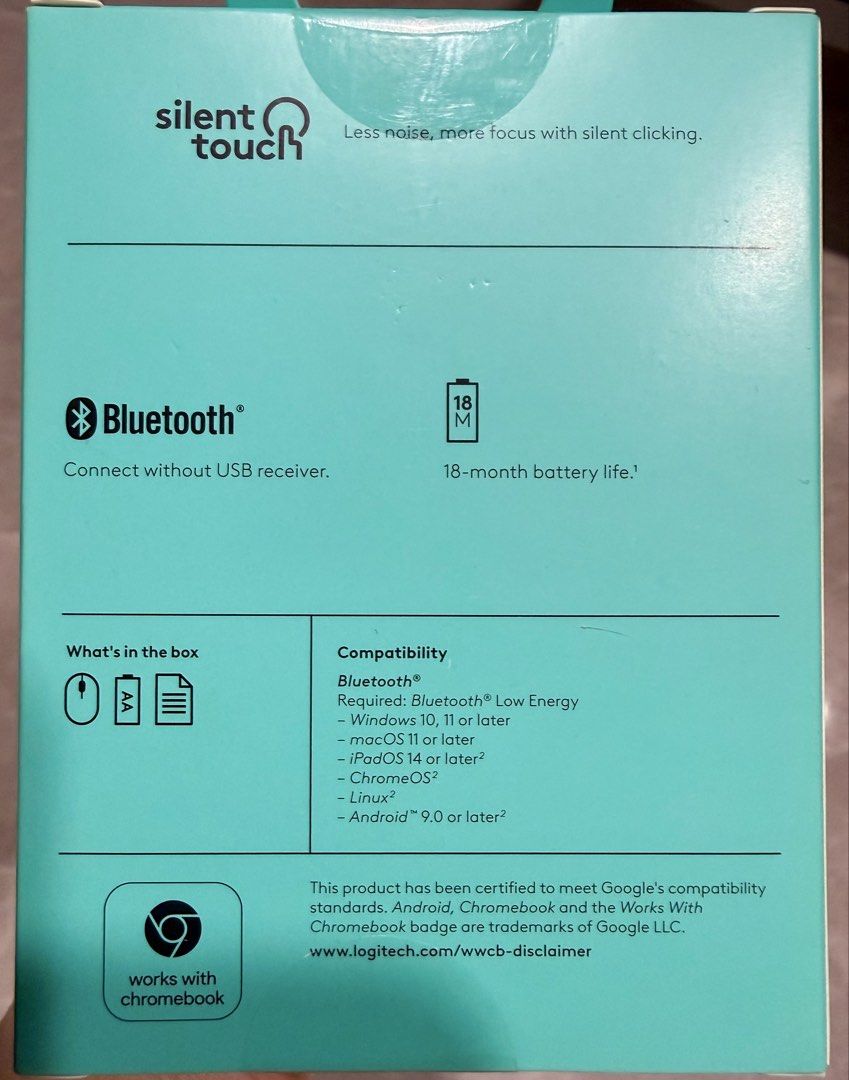 Logitech M240 Silent Bluetooth Mouse445056243394170881