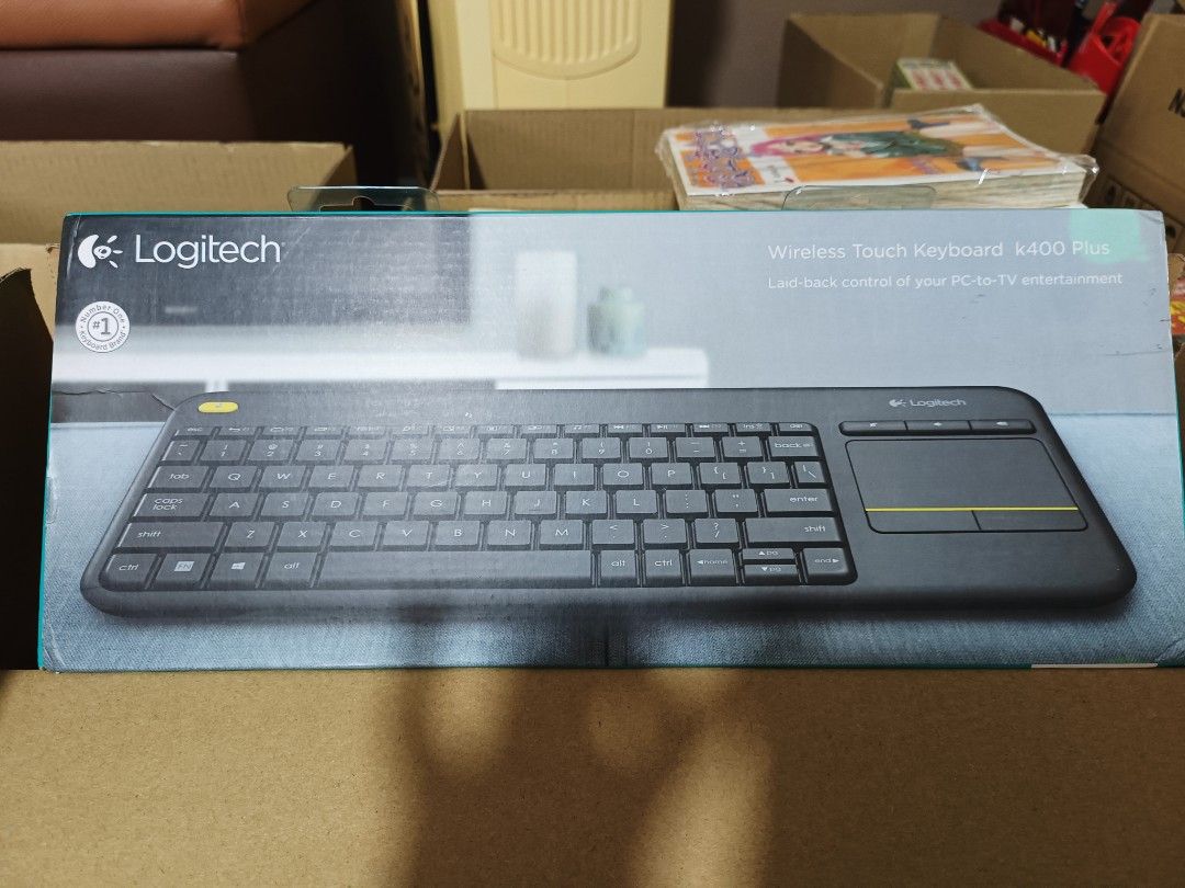 Logitech Wireless touch Keyboard k400 Plus444919561260912640