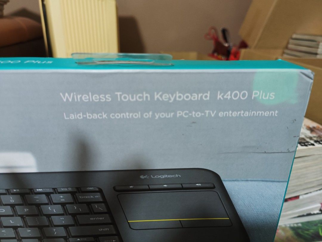 Logitech Wireless touch Keyboard k400 Plus444919561260912641