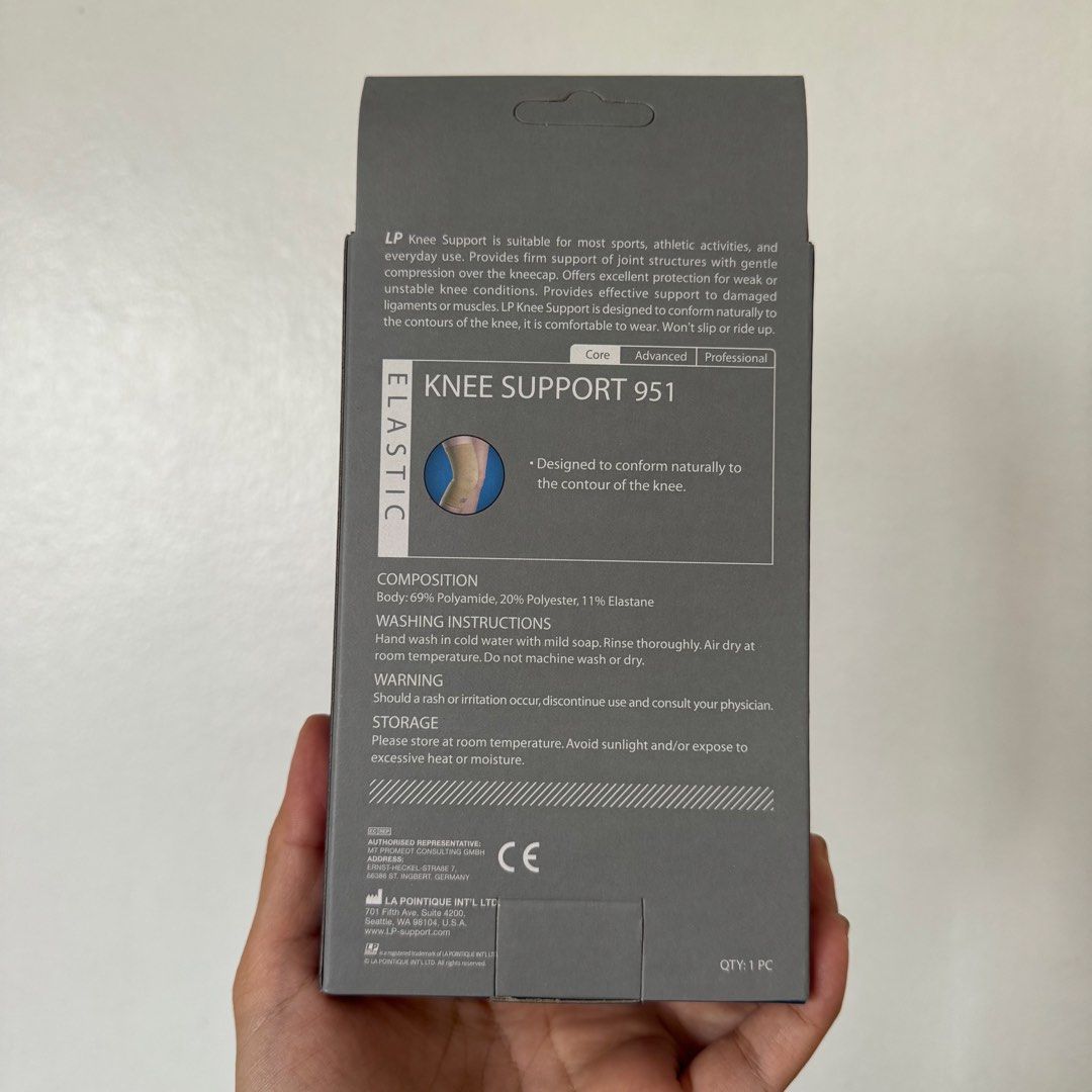 LP SUPPORT 951 Knee Support 20pcs Bundle (Category: Braces, Support & Protection) located in Manila. Submitted by miskym (Listing ID 1435949239, Image 3). Description: Wholesale Price: 379.00/ea for 20pcs 403.00/ea for 10pcs 427.00/ea for 5pcs Retail Price: 474.00 Please refer to size chart for measurements All sizes are available ONHAND & READY TO SHIP! .