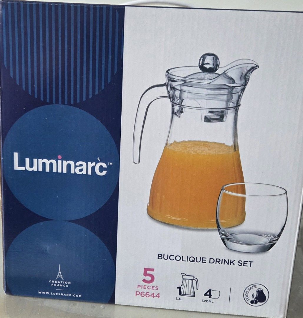 Luminarc Bucolique Drink Set (5 Pieces)