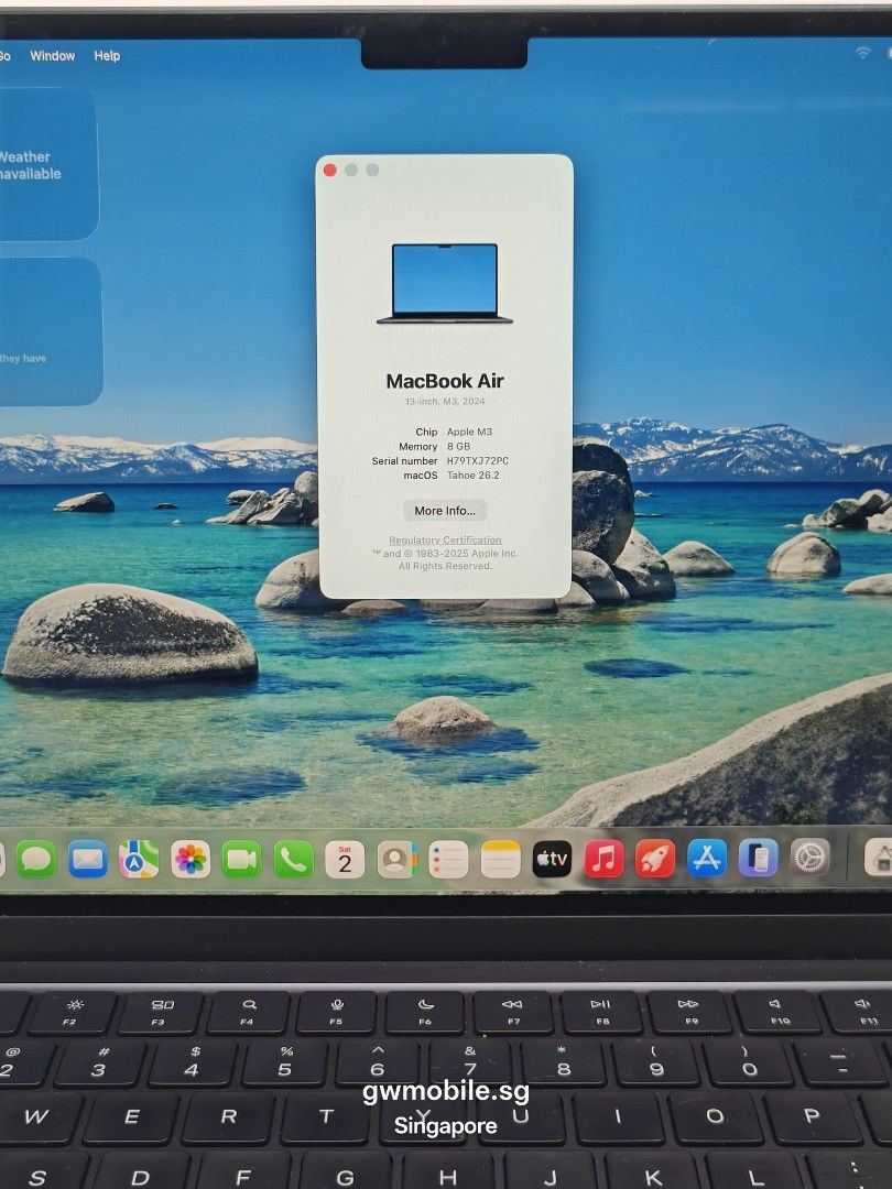 MacBook Air M3 8/256GB 13 inch 50659444787441911746561