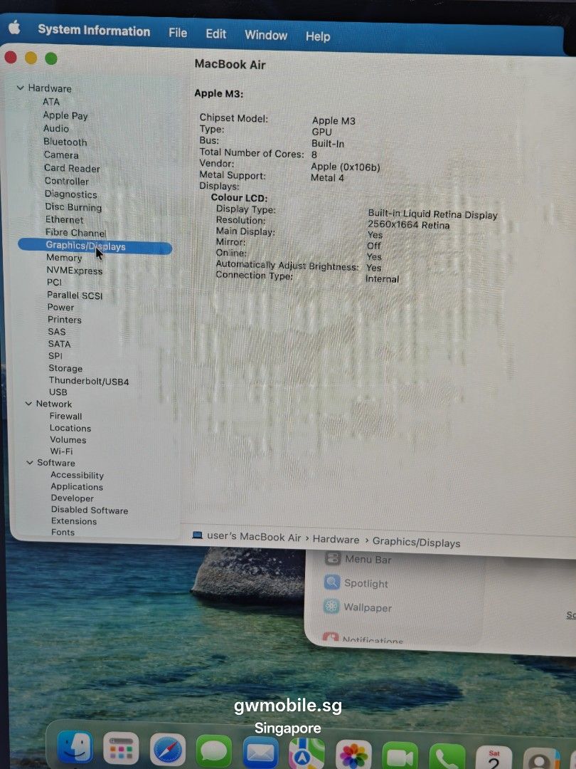 MacBook Air M3 8/256GB 13 inch 50659444787441911746563