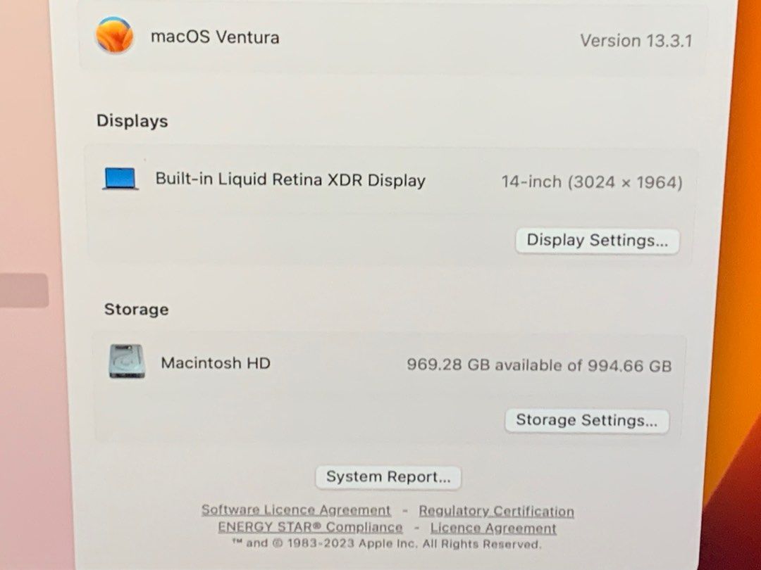 MacBook Pro 14 inch M1 Max  32gb 1tb444671321441587203