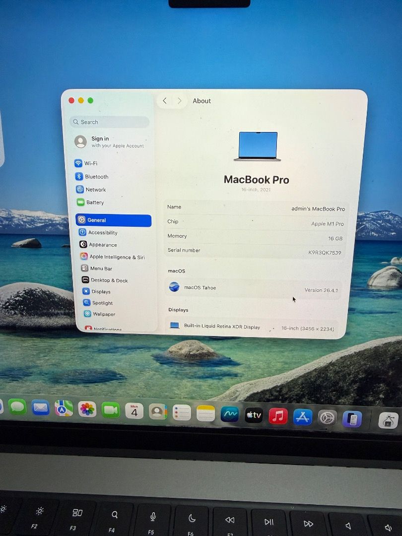 MacBook Pro M1 Pro 16-inch (2021) 16G/512G