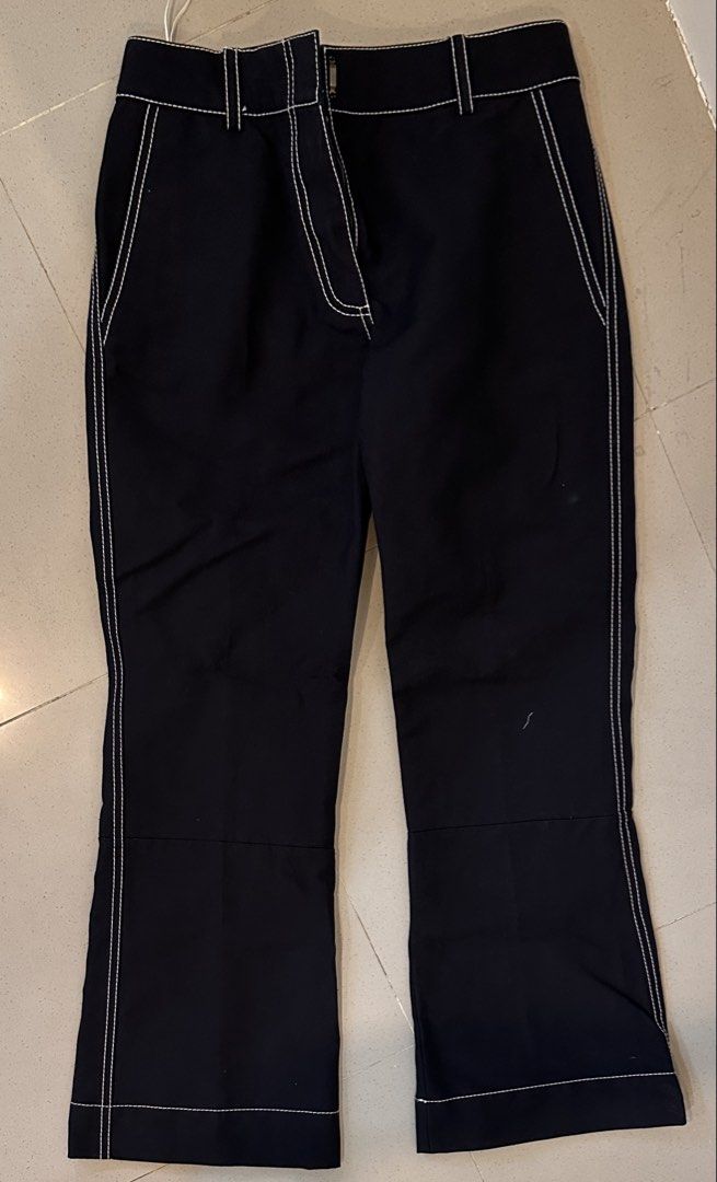 MARNI flared pants (Category: Luxury Apparel) located in Davao. Submitted by theavaiaclub (Listing ID 1435953085, Image 1). Description: LAST AND CHEAPEST PRICE ON THE MARKET Seller Description 🌟 Height: 5’3in / 161.54cm Weight: 50kg Waist: 24in Bust: 34 Hips: 35 No when worn, don’t fit. Buy at your own risk. ⚠️ RFS: DECLUTTERING 🎨 My socials: @fawtiamson on IG ! USED NEVER ABUSED ! MOP: GCASH, BPI MOD: FLASH EXPRESS.