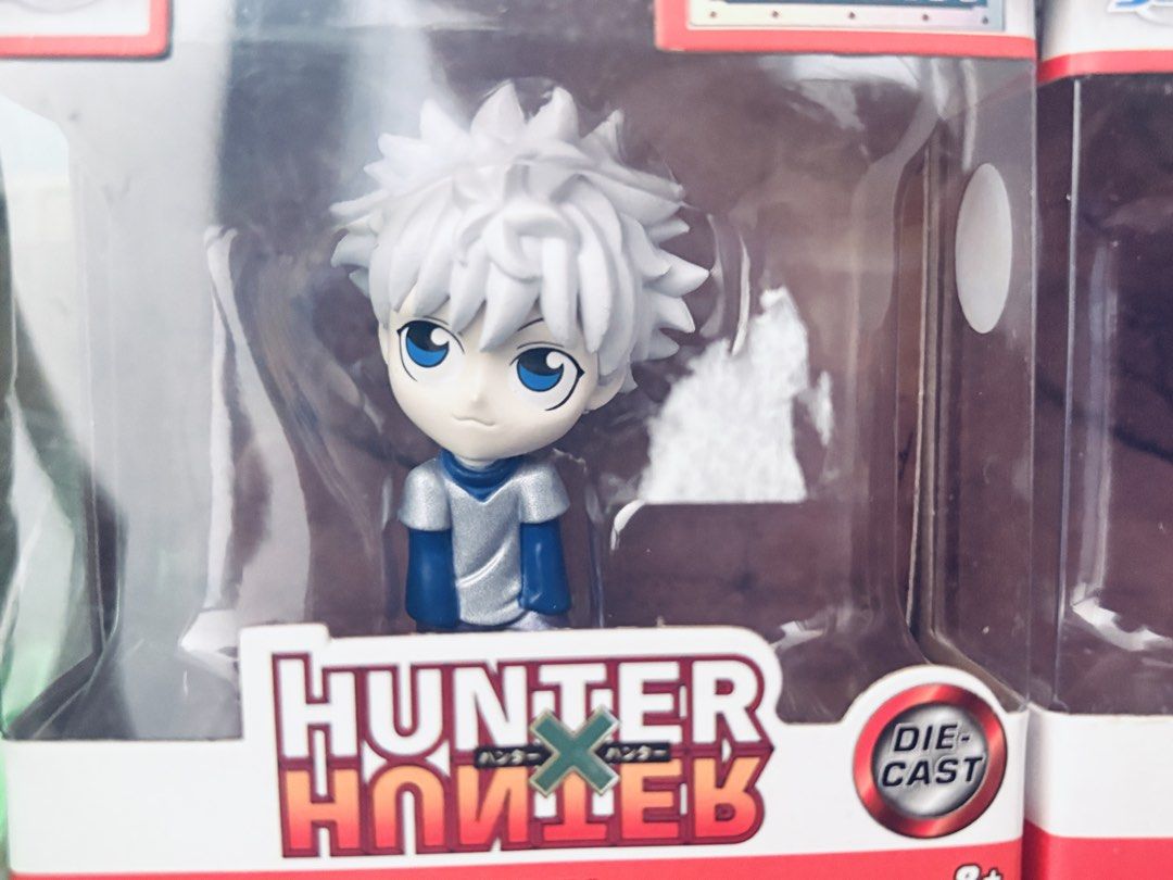 Metalfigs Hunter x Hunter Die-Cast Figures (Category: Figurines & Statues) located in Dasmarinas. Submitted by orlandoatonjr (Listing ID 1436095393, Image 2). Description: SOLD AS SET - Hunter x Hunter Metalfigs set (4 figures). - Characters: Killua, Leorio, Kurapika, and Gon. - Die-cast metal figures. - From the Jada Metalfigs collection. - Brand new, in original packaging. - Recommended for ages 8+. SF c/o buyer.