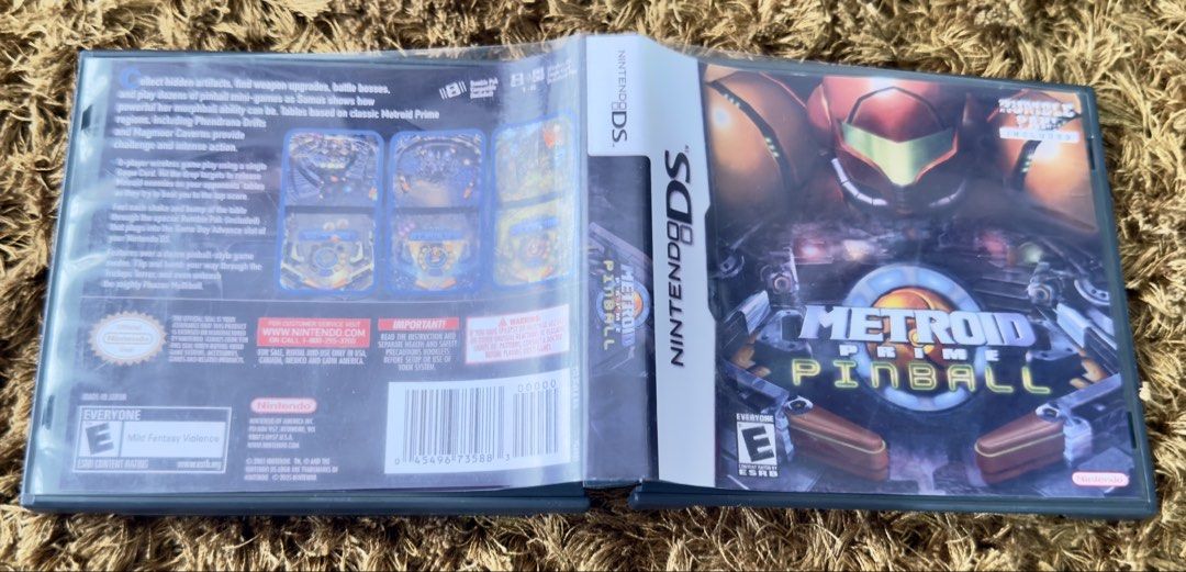 Metroid Prime Pinball Nintendo DS (Category: Nintendo) located in General Trias. Submitted by miggys_booth (Listing ID 1436047229, Image 2). Description: 🚀 Metroid Prime Pinball Nintendo DS | Nintendo / Fuse Games | 2005 💰 Price: ₱4195 📍 Gen Tri / Imus | 🚚 Nationwide Shipping Available ━━━━━━━━━━━━━━━━━━━━━━━━ 📦 Condition: Used ✅ Includes: • DS Game Cartridge — Original, Tested & Working ✅ • Cover Art — Reprint (not original) ⚠️ Condition No